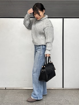 「ESPERANZA（エスペランサ）のアイテム」を使った、まっきーさん（レディース・145cm）の冬コーディネート