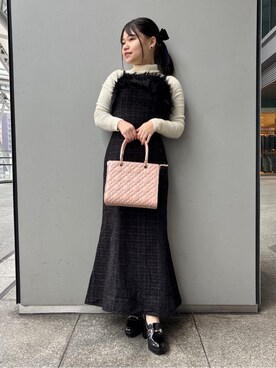 「ESPERANZA（エスペランサ）のアイテム」を使った、まっきーさん（レディース・145cm）の春コーディネート