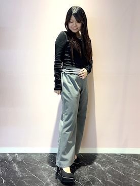 「ESPERANZA（エスペランサ）のアイテム」を使った、まっきーさん（レディース・145cm）の春コーディネート