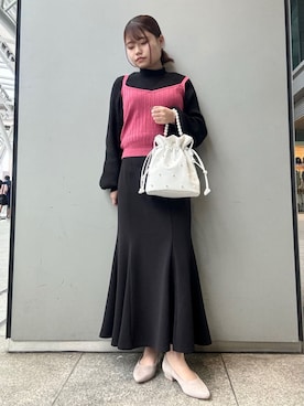 「ESPERANZA（エスペランサ）のアイテム」を使った、まっきーさん（レディース・145cm）の春コーディネート