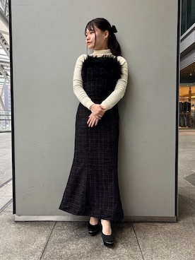 「ESPERANZA（エスペランサ）のアイテム」を使った、まっきーさん（レディース・145cm）の春コーディネート