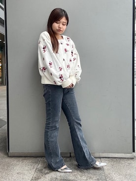 「ESPERANZA（エスペランサ）のアイテム（パンプス）」を使った、まっきーさん（レディース・145cm）の冬コーディネート