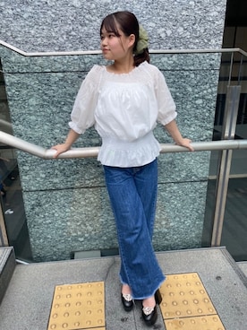 「ESPERANZA（エスペランサ）のアイテム」を使った、まっきーさん（レディース・145cm）の夏コーディネート