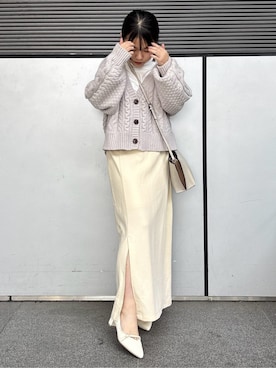 「ESPERANZA（エスペランサ）のアイテム」を使った、まっきーさん（レディース・145cm）の冬コーディネート