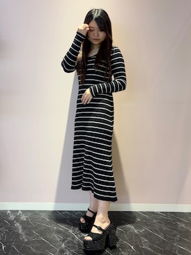 「ESPERANZA（エスペランサ）のアイテム」を使った、まっきーさん（レディース・145cm）の春コーディネート