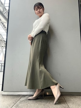 「ESPERANZA（エスペランサ）のアイテム」を使った、まっきーさん（レディース・145cm）の春コーディネート