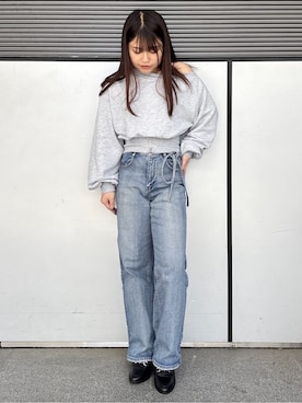 「ESPERANZA（エスペランサ）のアイテム」を使った、まっきーさん（レディース・145cm）の秋コーディネート