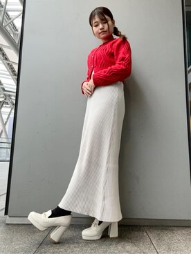 「ESPERANZA（エスペランサ）のアイテム」を使った、まっきーさん（レディース・145cm）の春コーディネート