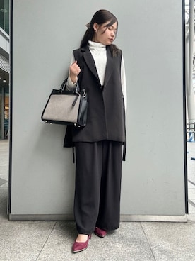 「ESPERANZA（エスペランサ）のアイテム」を使った、まっきーさん（レディース・145cm）の冬コーディネート