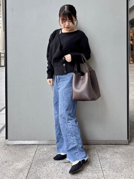 「ESPERANZA（エスペランサ）のアイテム」を使った、まっきーさん（レディース・145cm）の冬コーディネート