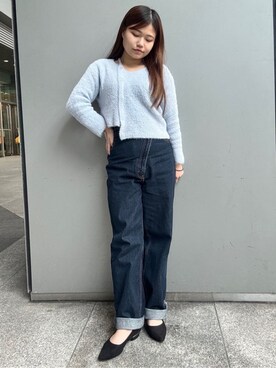 「ESPERANZA（エスペランサ）のアイテム」を使った、まっきーさん（レディース・145cm）の冬コーディネート
