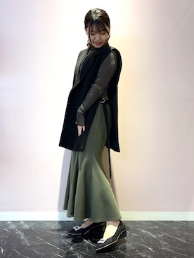「ESPERANZA（エスペランサ）のアイテム」を使った、まっきーさん（レディース・145cm）の夏コーディネート