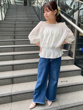 「ESPERANZA（エスペランサ）のアイテム」を使った、まっきーさん（レディース・145cm）の夏コーディネート