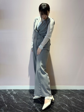 「ESPERANZA（エスペランサ）のアイテム（パンプス）」を使った、まっきーさん（レディース・145cm）の夏コーディネート