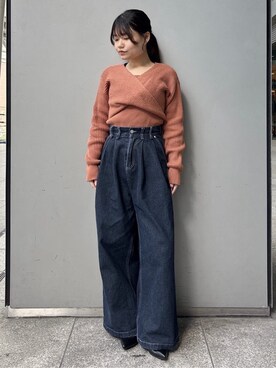 「ESPERANZA（エスペランサ）のアイテム」を使った、まっきーさん（レディース・145cm）の冬コーディネート