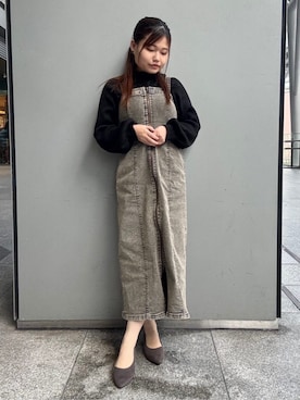 「ESPERANZA（エスペランサ）のアイテム」を使った、まっきーさん（レディース・145cm）の冬コーディネート
