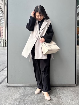 「ESPERANZA（エスペランサ）のアイテム」を使った、まっきーさん（レディース・145cm）の冬コーディネート