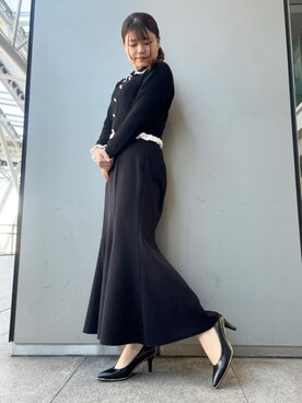 「ESPERANZA（エスペランサ）のアイテム」を使った、まっきーさん（レディース・145cm）の冬コーディネート