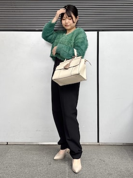 「ESPERANZA（エスペランサ）のアイテム」を使った、まっきーさん（レディース・145cm）の冬コーディネート