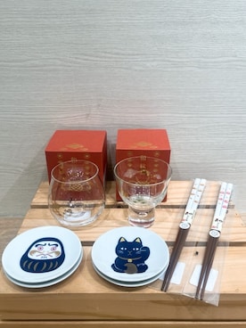 「アイテム（食器）」を使った、akoさん（レディース・100cm）の冬コーディネート