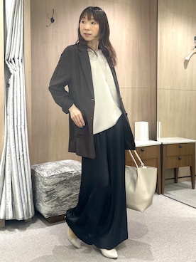 「UNTITLED（アンタイトル）のアイテム（パンプス）」を使った、Miwaさん（レディース・155cm）の夏コーディネート