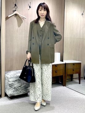 「UNTITLED（アンタイトル）のアイテム（パンプス）」を使った、Miwaさん（レディース・155cm）の夏コーディネート