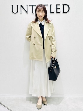 「UNTITLED（アンタイトル）のアイテム（バッグ）」を使った、Miwaさん（レディース・155cm）の冬コーディネート