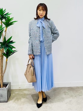 「UNTITLED（アンタイトル）のアイテム（ワンピース/ドレス）」を使った、Miwaさん（レディース・155cm）の春コーディネート