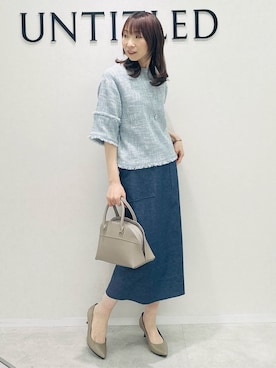 「SOUP（スープ）のアイテム」を使った、Miwaさん（レディース・155cm）の冬コーディネート