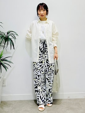 「MILOS（ミロス）のアイテム」を使った、Miwaさん（レディース・155cm）の春コーディネート