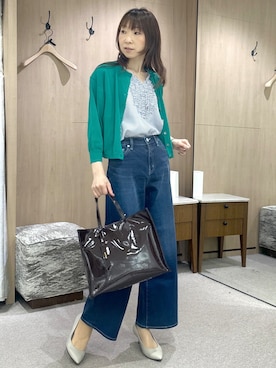 「UNTITLED（アンタイトル）のアイテム」を使った、Miwaさん（レディース・155cm）の夏コーディネート