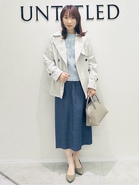 「SOUP（スープ）のアイテム」を使った、Miwaさん（レディース・155cm）の冬コーディネート