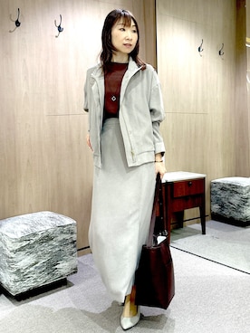 「UNTITLED（アンタイトル）のアイテム（アクセサリー）」を使った、Miwaさん（レディース・155cm）の秋コーディネート