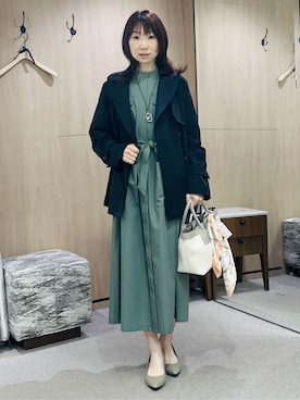 「UNTITLED（アンタイトル）のアイテム（ワンピース/ドレス）」を使った、Miwaさん（レディース・155cm）の春コーディネート