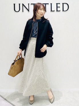 「SOUP（スープ）のアイテム」を使った、Miwaさん（レディース・155cm）の春コーディネート