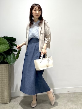 Miwaさん（レディース・155cm）の春コーディネート