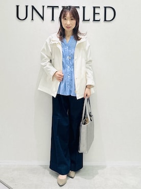 「SOUP（スープ）のアイテム」を使った、Miwaさん（レディース・155cm）の春コーディネート