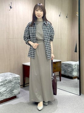 「UNTITLED（アンタイトル）のアイテム（アクセサリー）」を使った、Miwaさん（レディース・155cm）の秋コーディネート