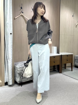「UNTITLED（アンタイトル）のアイテム」を使った、Miwaさん（レディース・155cm）の夏コーディネート