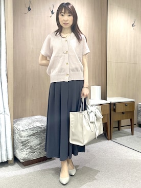 「UNTITLED（アンタイトル）のアイテム」を使った、Miwaさん（レディース・155cm）の夏コーディネート
