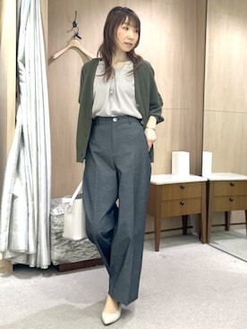 「UNTITLED（アンタイトル）のアイテム」を使った、Miwaさん（レディース・155cm）の夏コーディネート