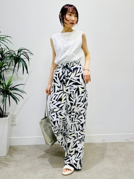 「MILOS（ミロス）のアイテム」を使った、Miwaさん（レディース・155cm）の春コーディネート