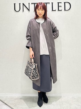 「SOUP（スープ）のアイテム」を使った、Miwaさん（レディース・155cm）の秋コーディネート