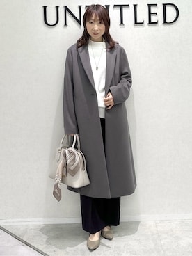 「SOUP（スープ）のアイテム」を使った、Miwaさん（レディース・155cm）の冬コーディネート