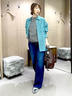 「UNTITLED（アンタイトル）のアイテム」を使った、Miwaさん（レディース・155cm）の夏コーディネート