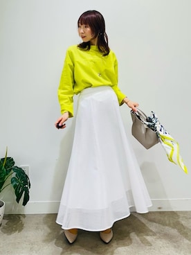 「UNTITLED（アンタイトル）のアイテム（バッグ）」を使った、Miwaさん（レディース・155cm）の冬コーディネート