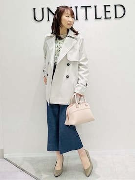 「UNTITLED（アンタイトル）のアイテム（バッグ）」を使った、Miwaさん（レディース・155cm）の冬コーディネート