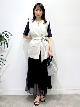 Miwaさん(レディース・155cm)の夏コーディネート