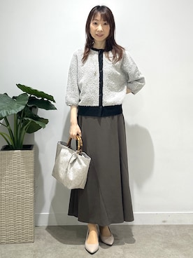 「UNTITLED（アンタイトル）のアイテム」を使った、Miwaさん（レディース・155cm）の夏コーディネート