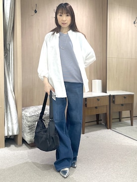 「UNTITLED（アンタイトル）のアイテム」を使った、Miwaさん（レディース・155cm）の夏コーディネート